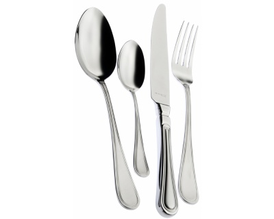 Posate ENGLAND monobloc contrast - Bugatti, servizio da 49 pezzi