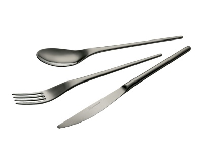 Posate JOLI Gun Metal - EME, servizio da 51 pezzi