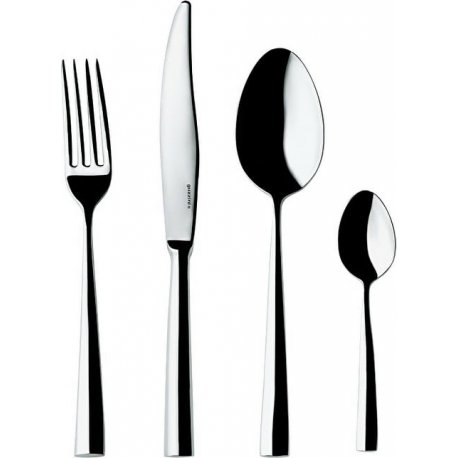 Posate My Table Guzzini in acciaio, servizio da 24 pezzi