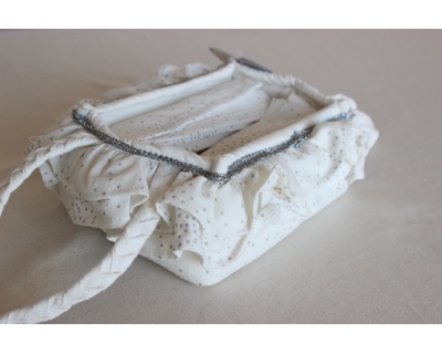 BLANC MARICLO' - Cestino portapane STAR DUST