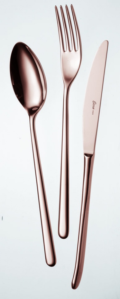 Posate VENICE Copper Bronze - EME, servizio da 24 pezzi