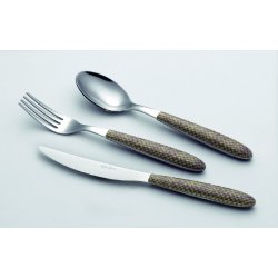 Posate VERO Wood Fabric - EME, servizio da 24 pezzi