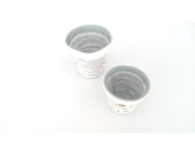SET 2 VASI ROTONDI CON