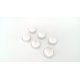 SET 6 CANDELE TEALIGHT CUORE BIANCO
