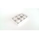 SET 6 CANDELE TEALIGHT CUORE BIANCO