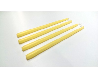 SET 4 CANDELE STELO  GIALLE