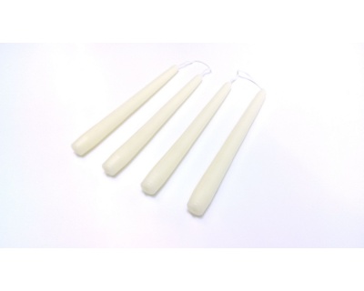 SET 4 CANDELE STELO AVORIO