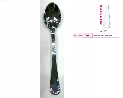 IMPERO ARGENTATO 25 MICRON - Forchetta frutta sfusa