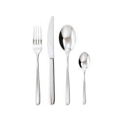 Posate HANNAH 18/10 Stainless Steel Sambonet, servizio da 24 pezzi