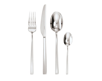Posate LINEA Q 18/10 Stainless Steel Sambonet, servizio da 24 pezzi