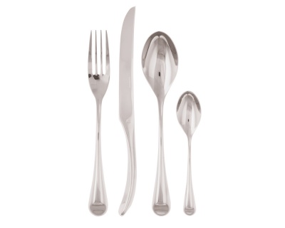 Posate LUNA 18/10 Stainless Steel Sambonet, servizio da 24 pezzi