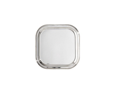 SAMBONET - CONTOUR Vassoio Quadrato 26x26 silverplated