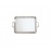 SAMBONET - CONTOUR Vassoio Rettangolare con maniglie 29x21 silverplated