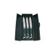 SAMBONET - T-BONE KNIVES Set 3 coltelli bistecca, lama liscia