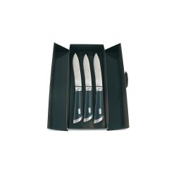 SAMBONET - T-BONE KNIVES Set 3 coltelli bistecca, lama liscia