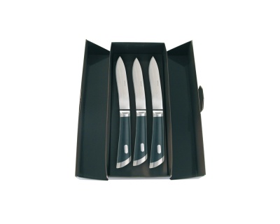 SAMBONET - T-BONE KNIVES Set 3 coltelli bistecca, lama liscia