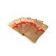 PORTAPOSATE JUTA SHABBY -  nastrino rosso