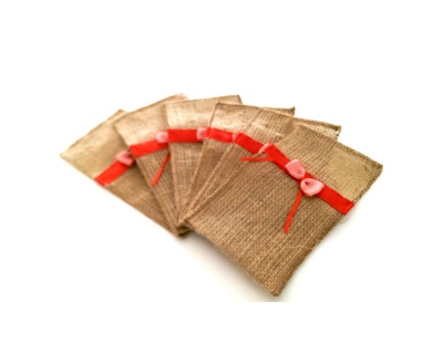 PORTAPOSATE JUTA SHABBY -  nastrino rosso
