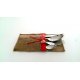 PORTAPOSATE JUTA SHABBY -  nastrino rosso
