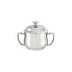 SAMBONET - ELITE Zuccheriera con maniglie e coperchio H. 10,5 silverplated