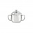 SAMBONET - ELITE Zuccheriera con maniglie e coperchio H. 10,5 silverplated