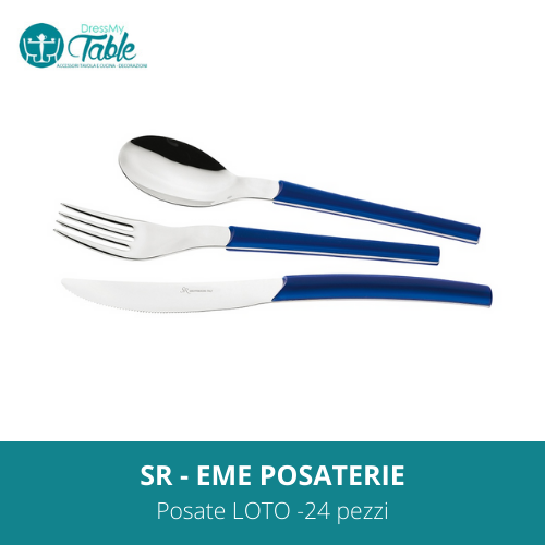 SR - EME POSATERIE - Posate LOTO -24 pezzi