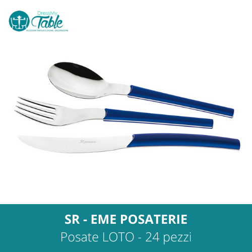 SR - EME POSATERIE - Posate LOTO -24 pezzi