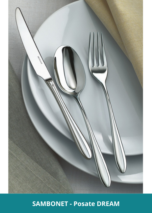 Posate DREAM 18/10 Stainless Steel Sambonet, servizio da 36 pezzi